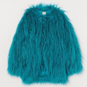 Turquoise Shag Fur 👑💅🏻